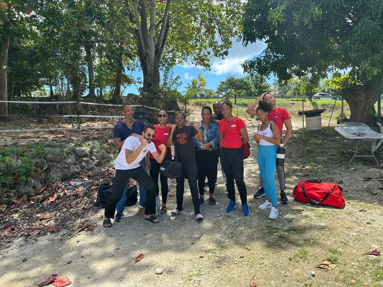 Le club au grand air — Savate Boxing 971